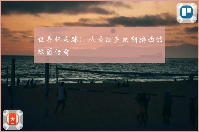 世界杯足球：从马拉多纳到梅西的绿茵传奇